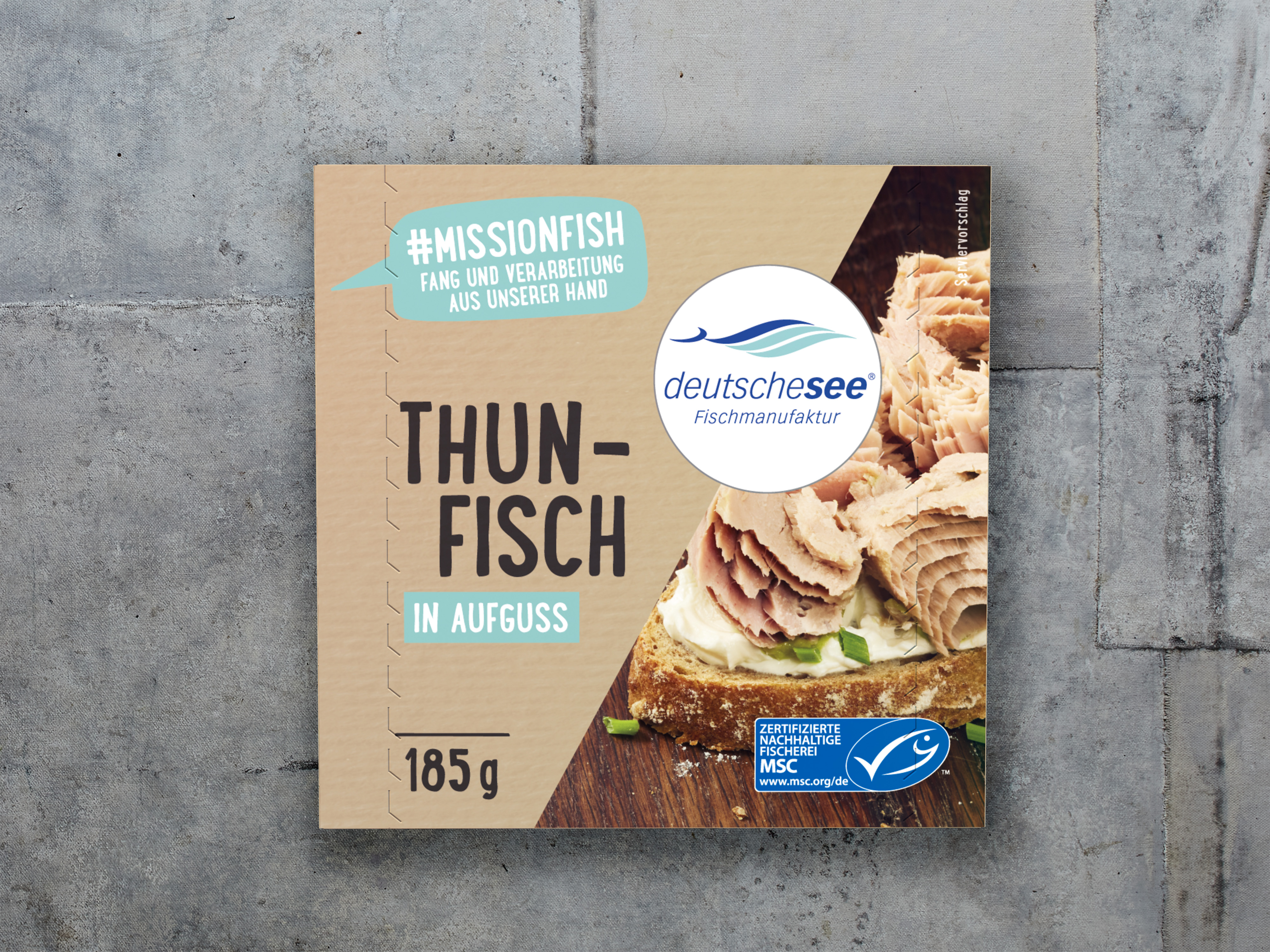 Deutsche See »Thunfisch in Aufguss« · 185g