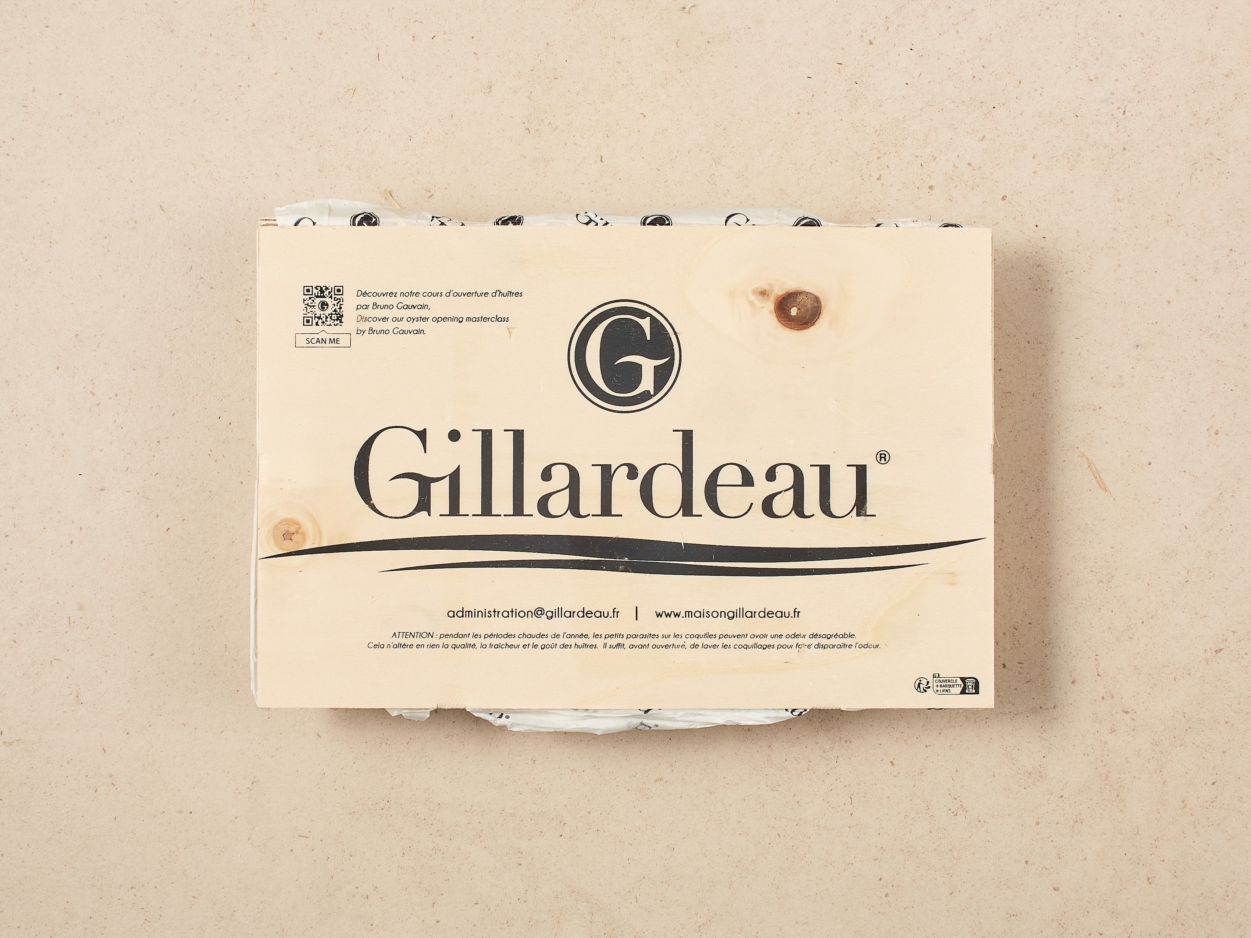 Gillardeau Austern · Spéciales de Claire · ca. 75g