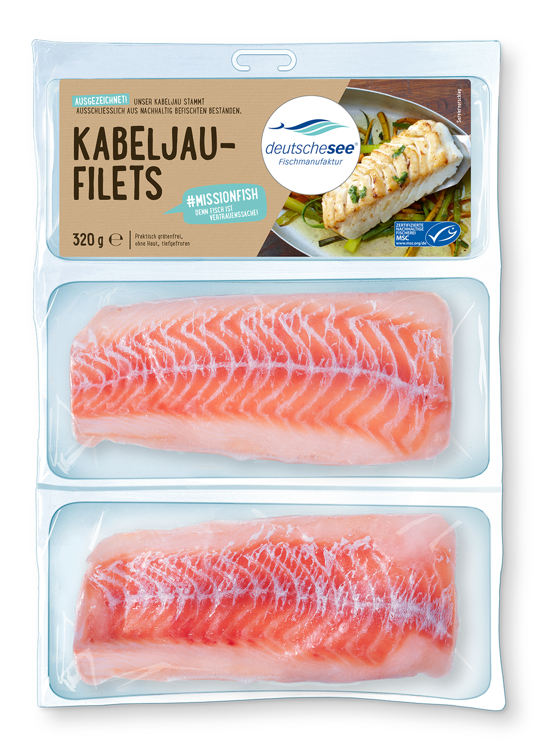 Kabeljau-Filet