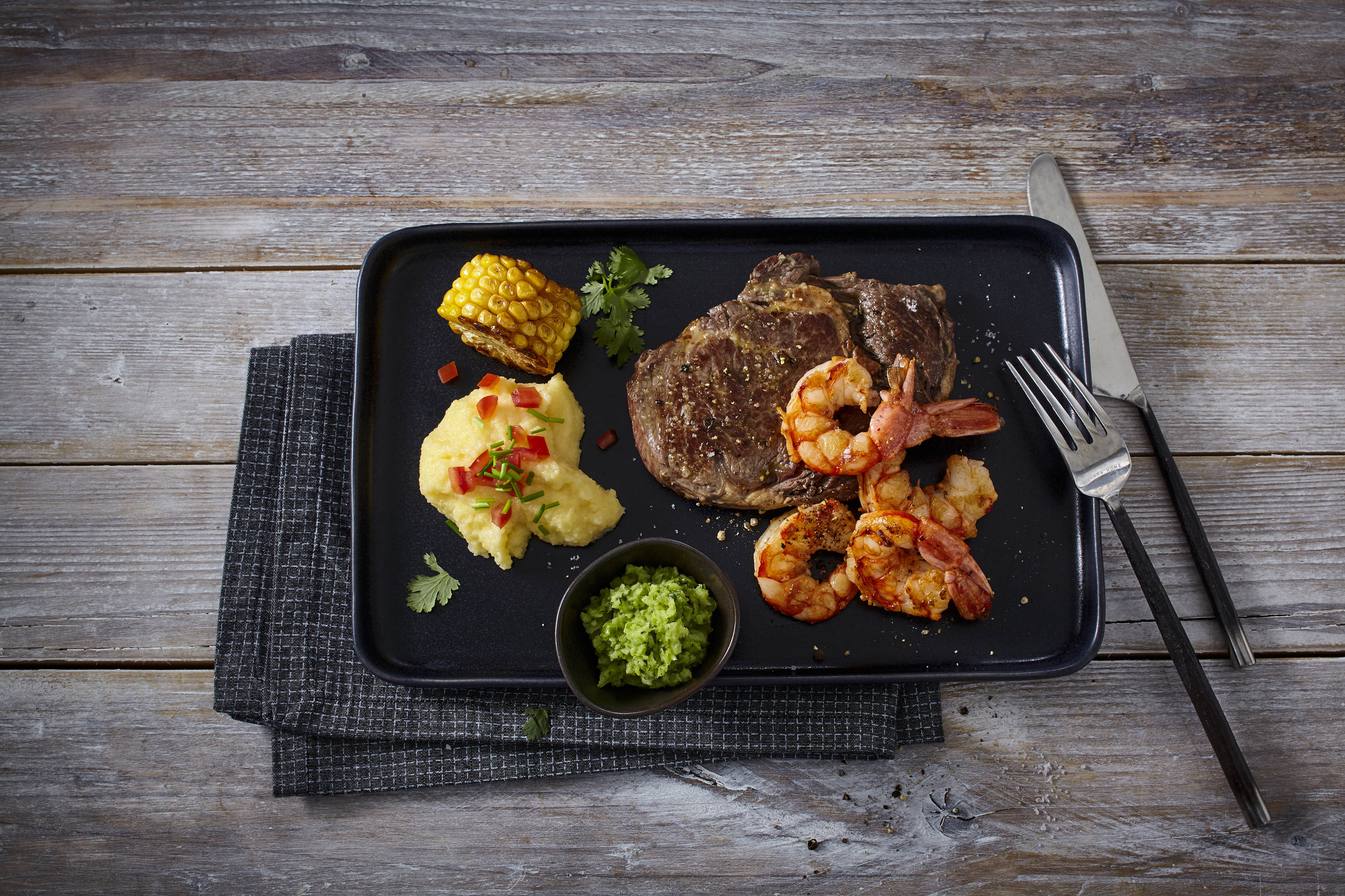 Rezept: Surf and Turf vom Grill