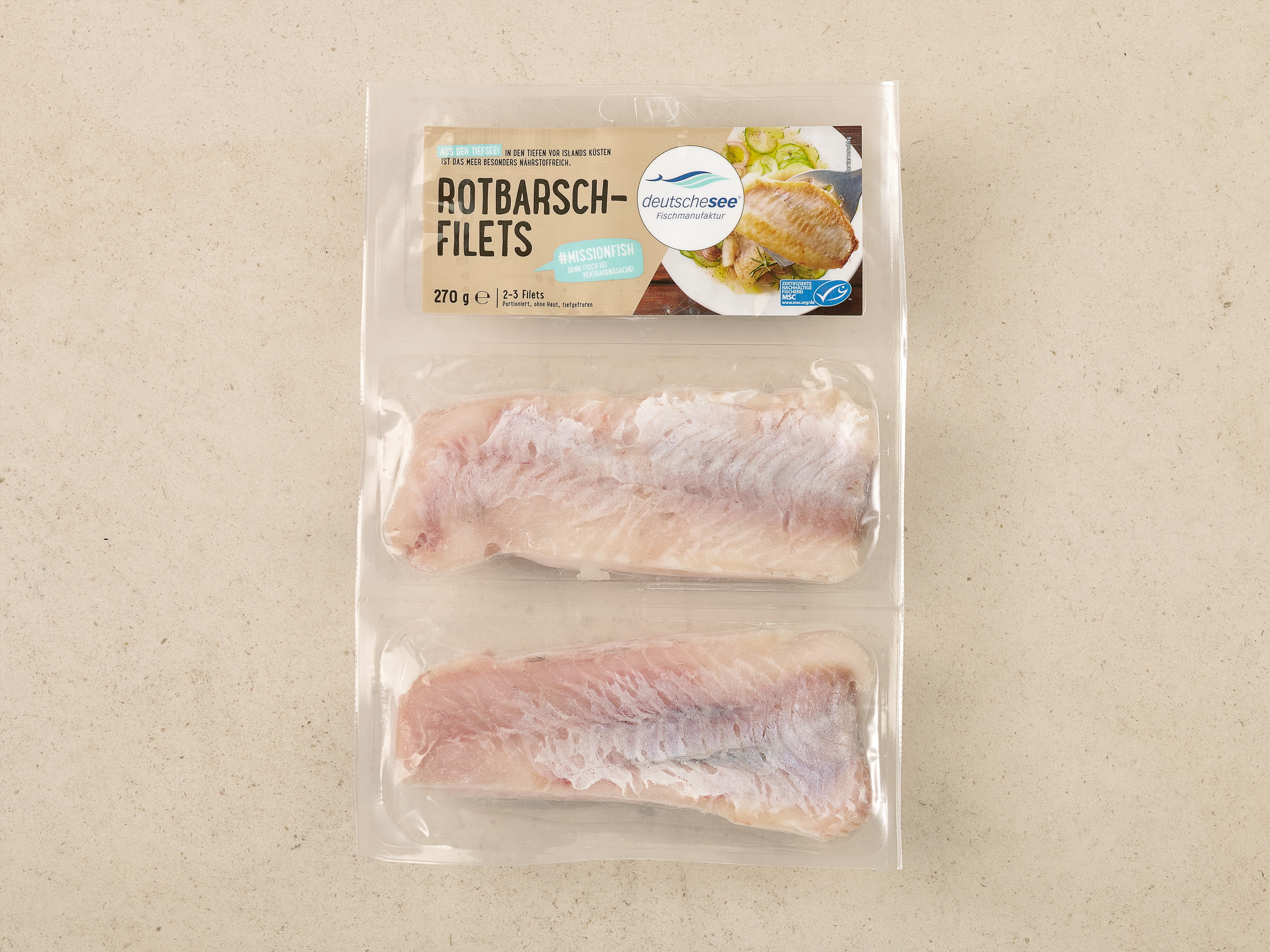 Rotbarsch-Filets