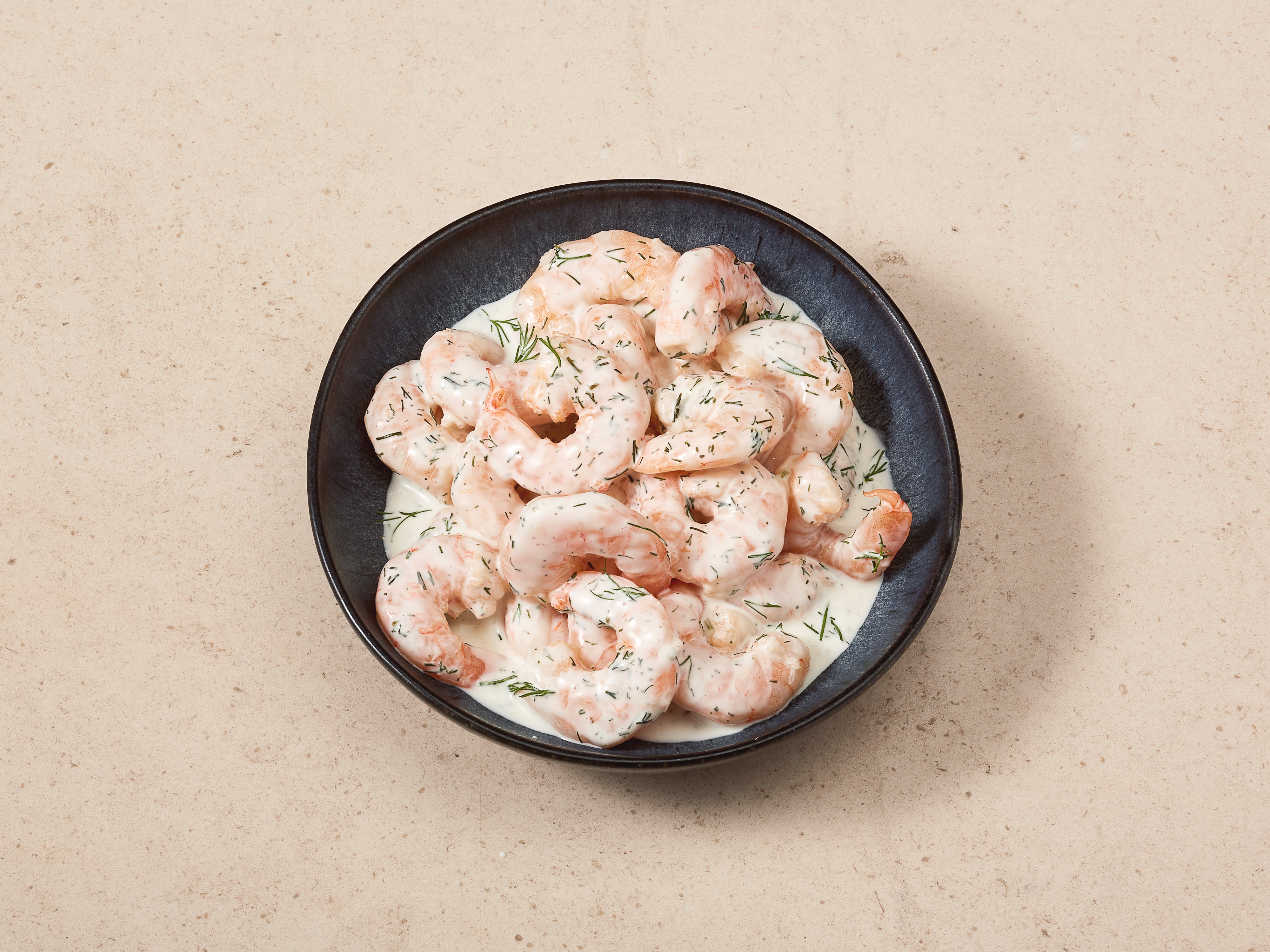 Riesengarnelen in Dillcreme