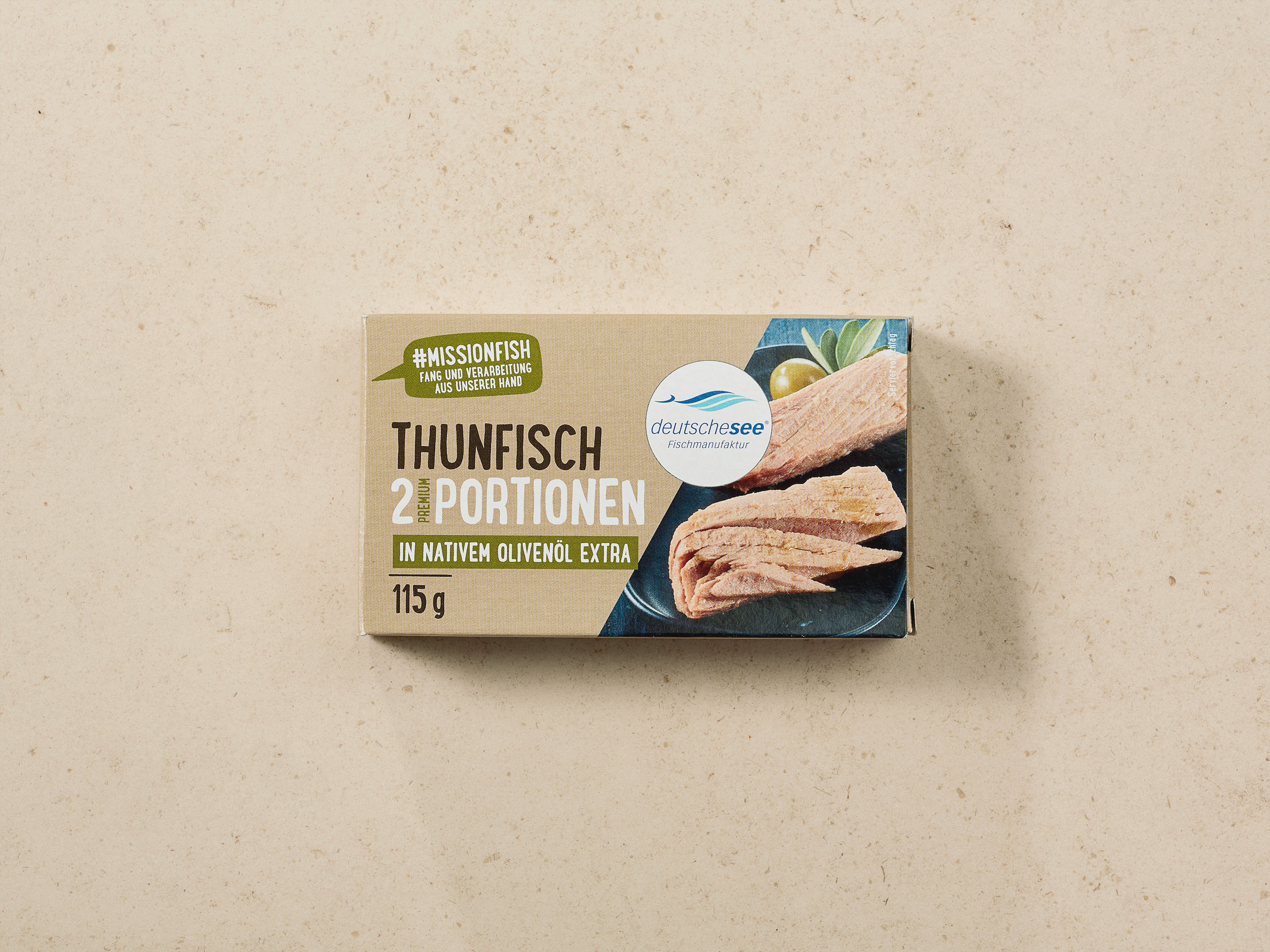 Deutsche See »Thunfisch-Filet in Olivenöl« · 115g