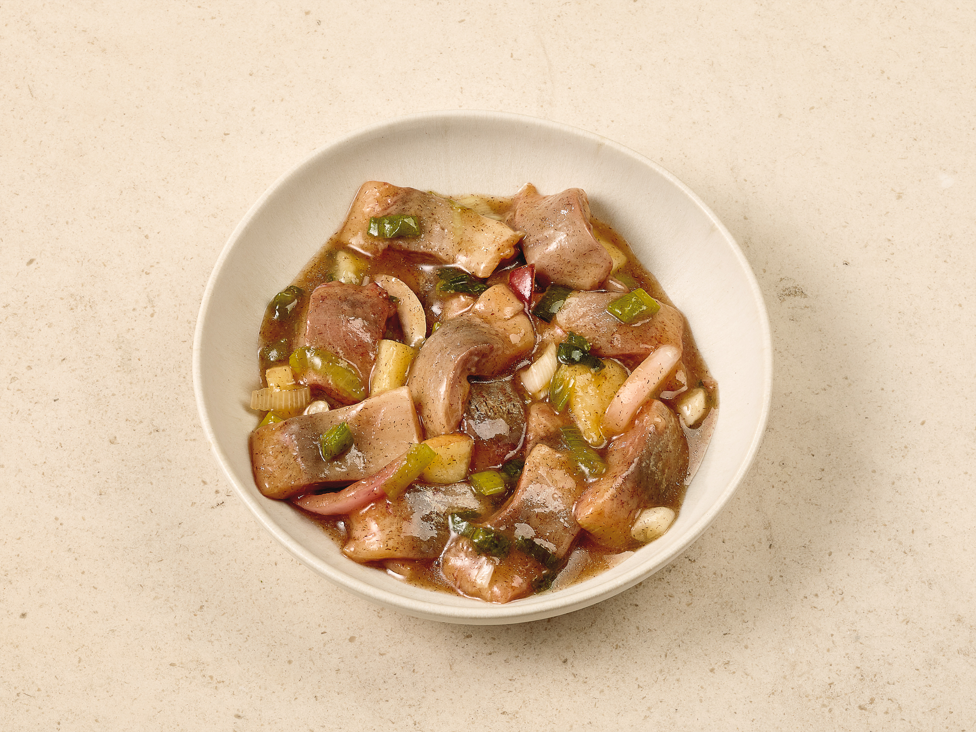 Matjessalat mit Apfelvinaigrette