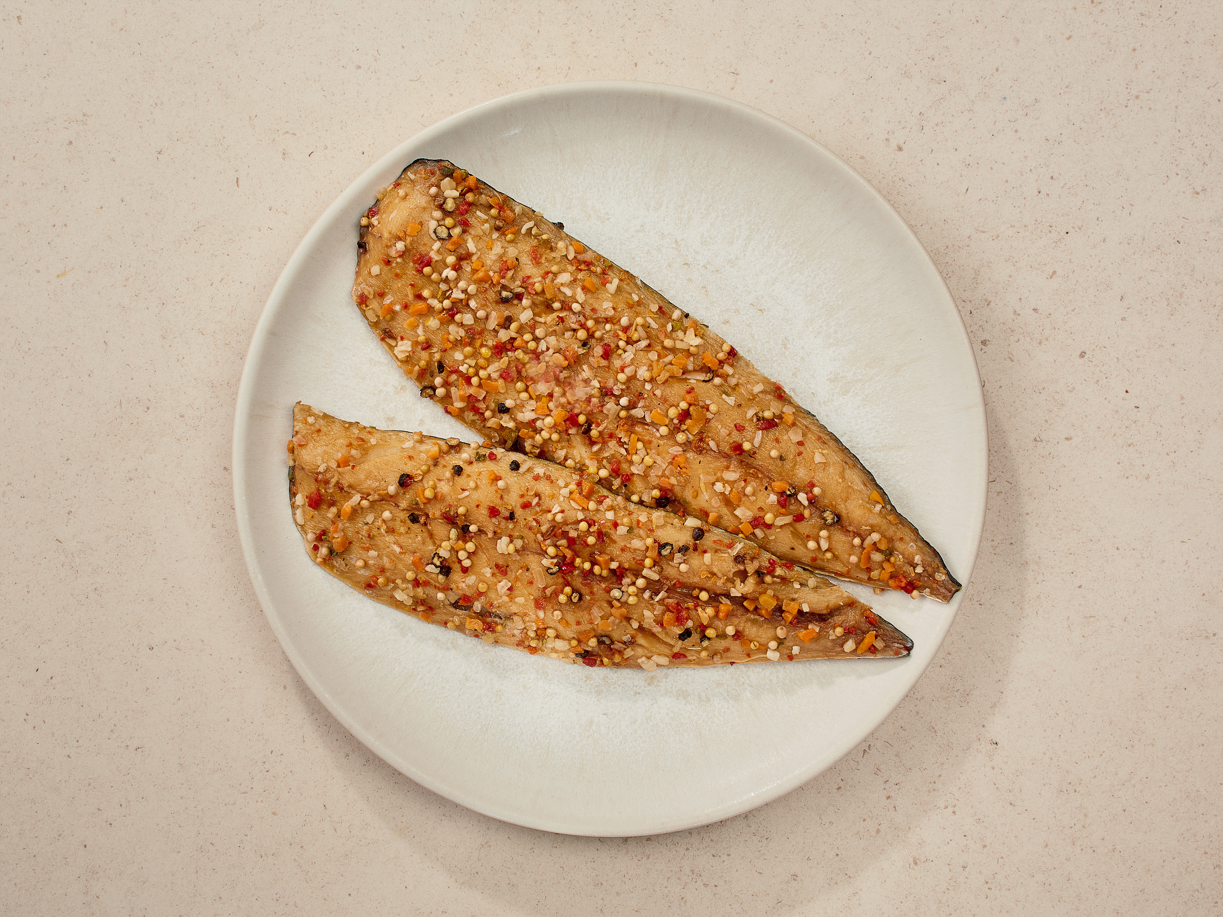 Makrelenfilet mit Pfeffer