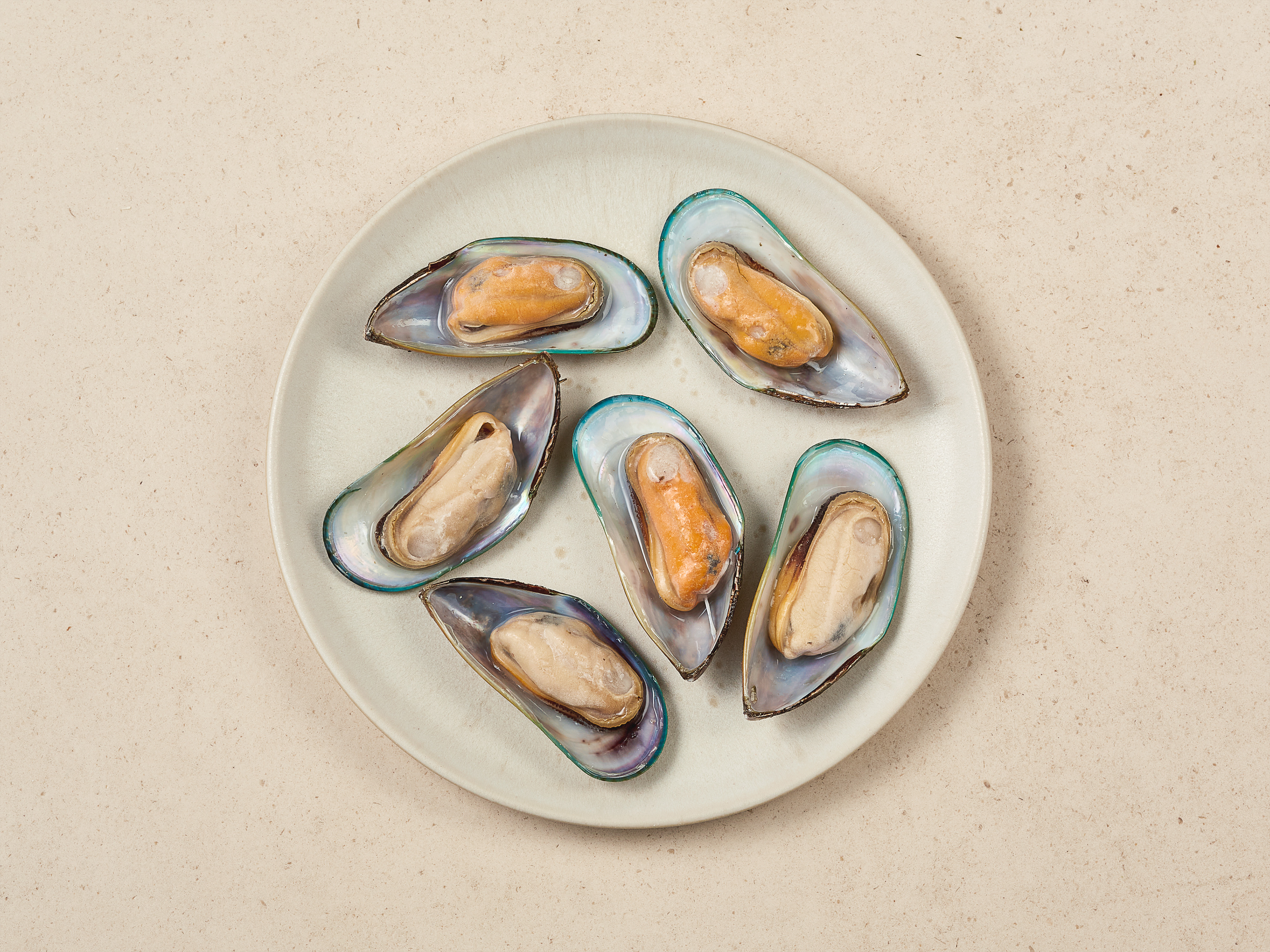 Neuseeländische Grünschalmuscheln