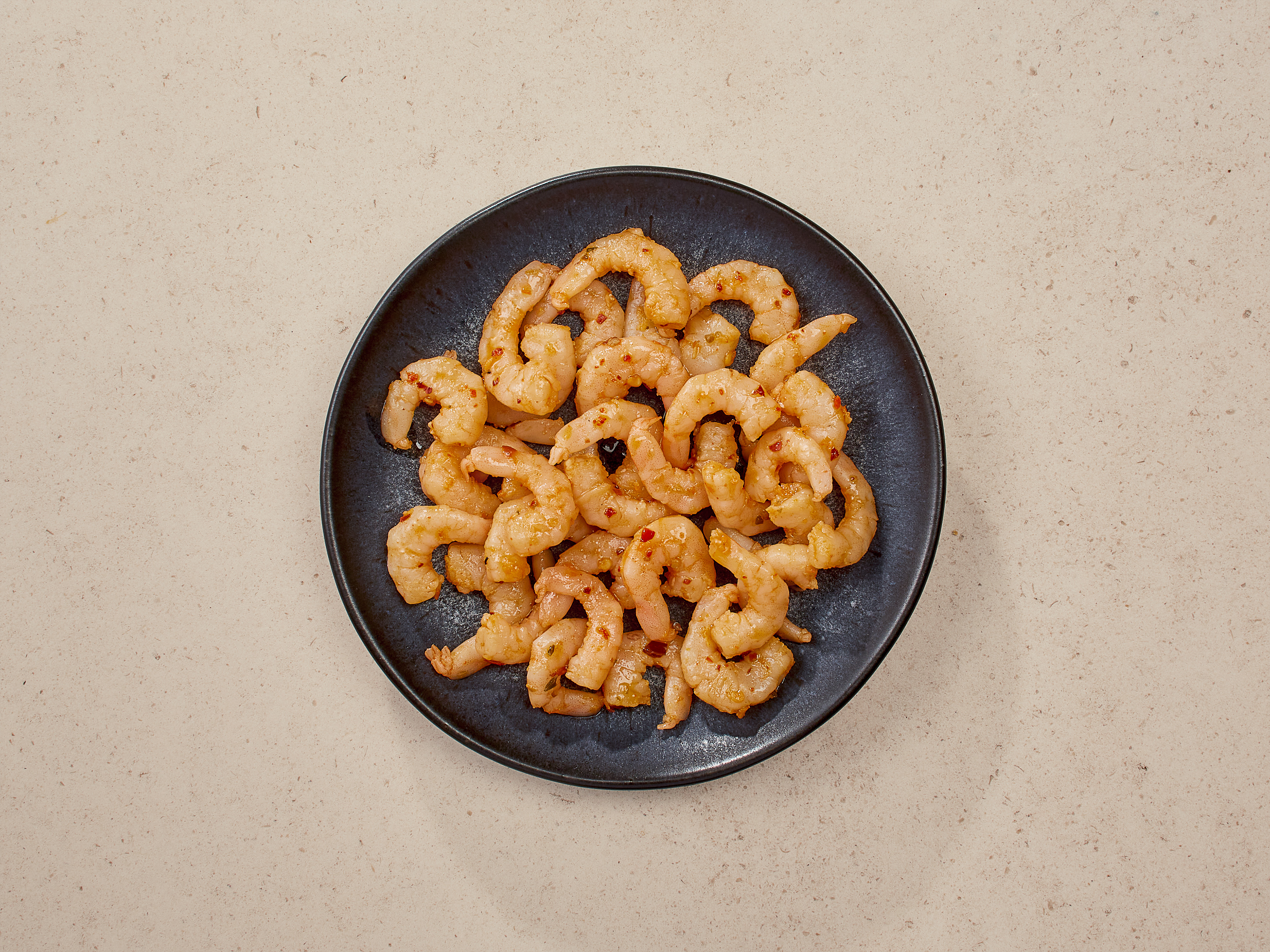 Tapas »Garnelen Tomate Chili«