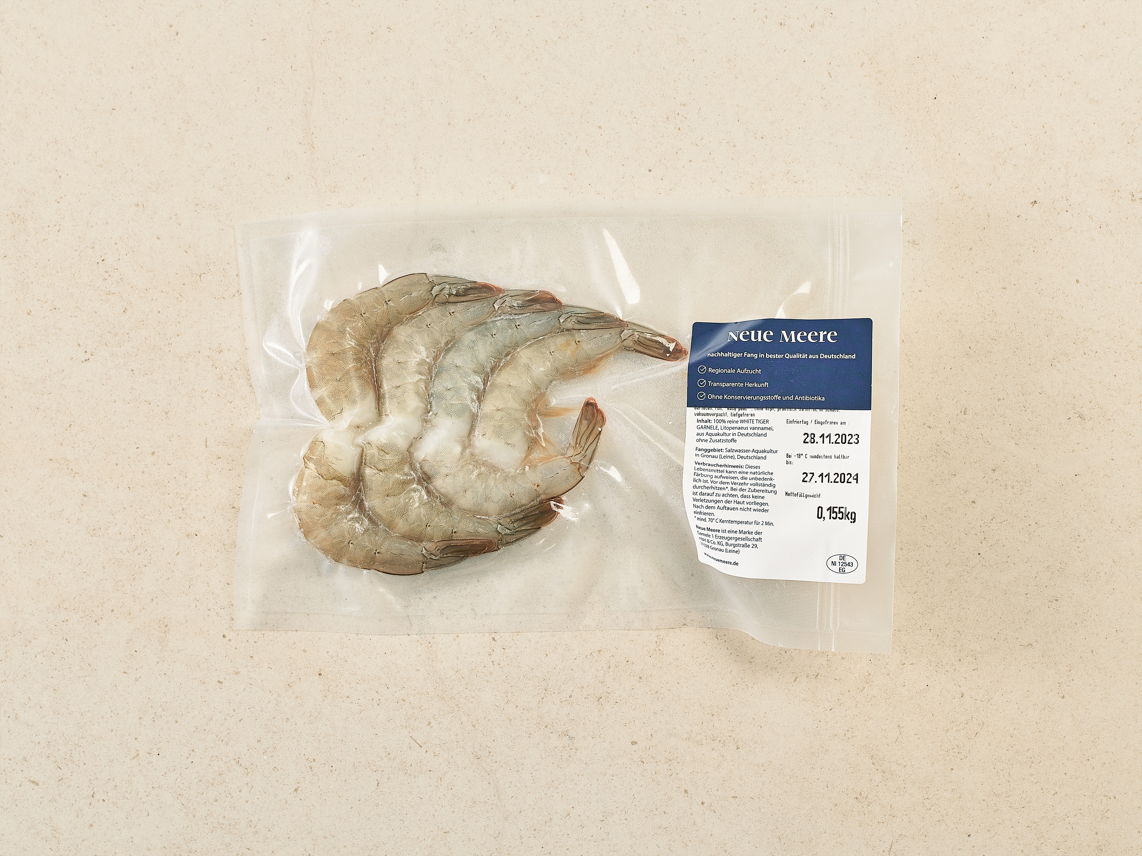 Regionale White Tiger Garnele · easy peel  »Neue Meere«