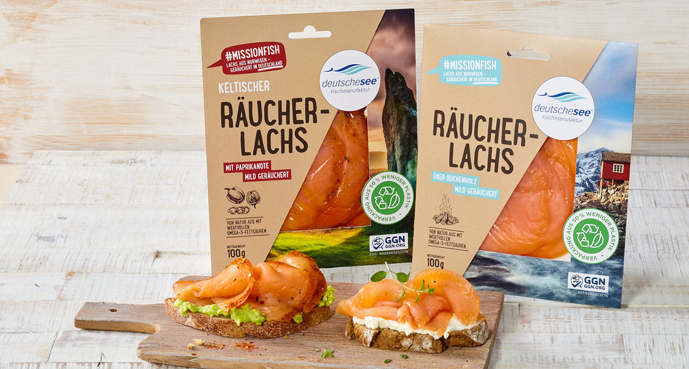 Räucherlachs in Selbstbedienung