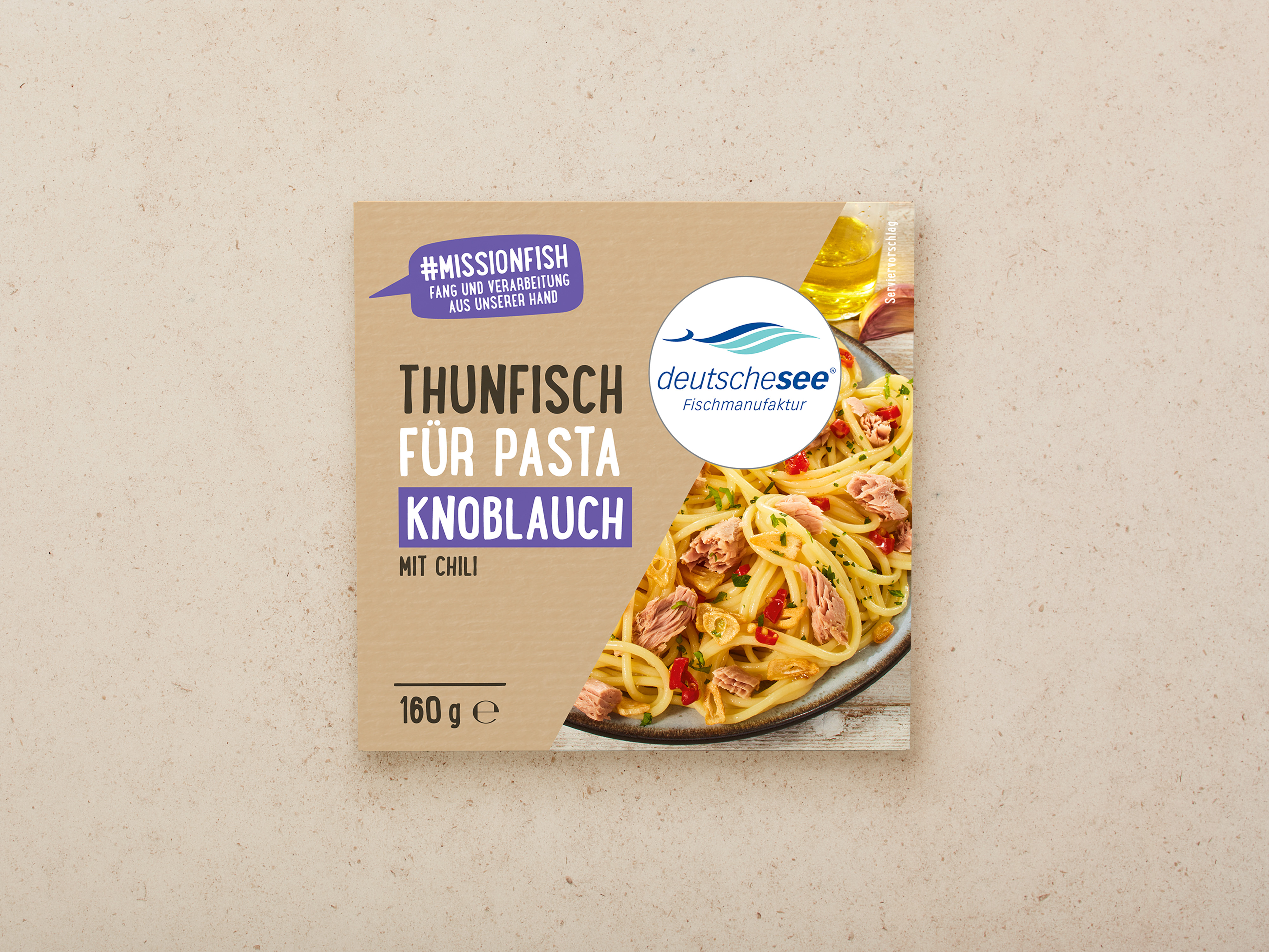 Deutsche See »Thunfisch für Pasta Knoblauch« 