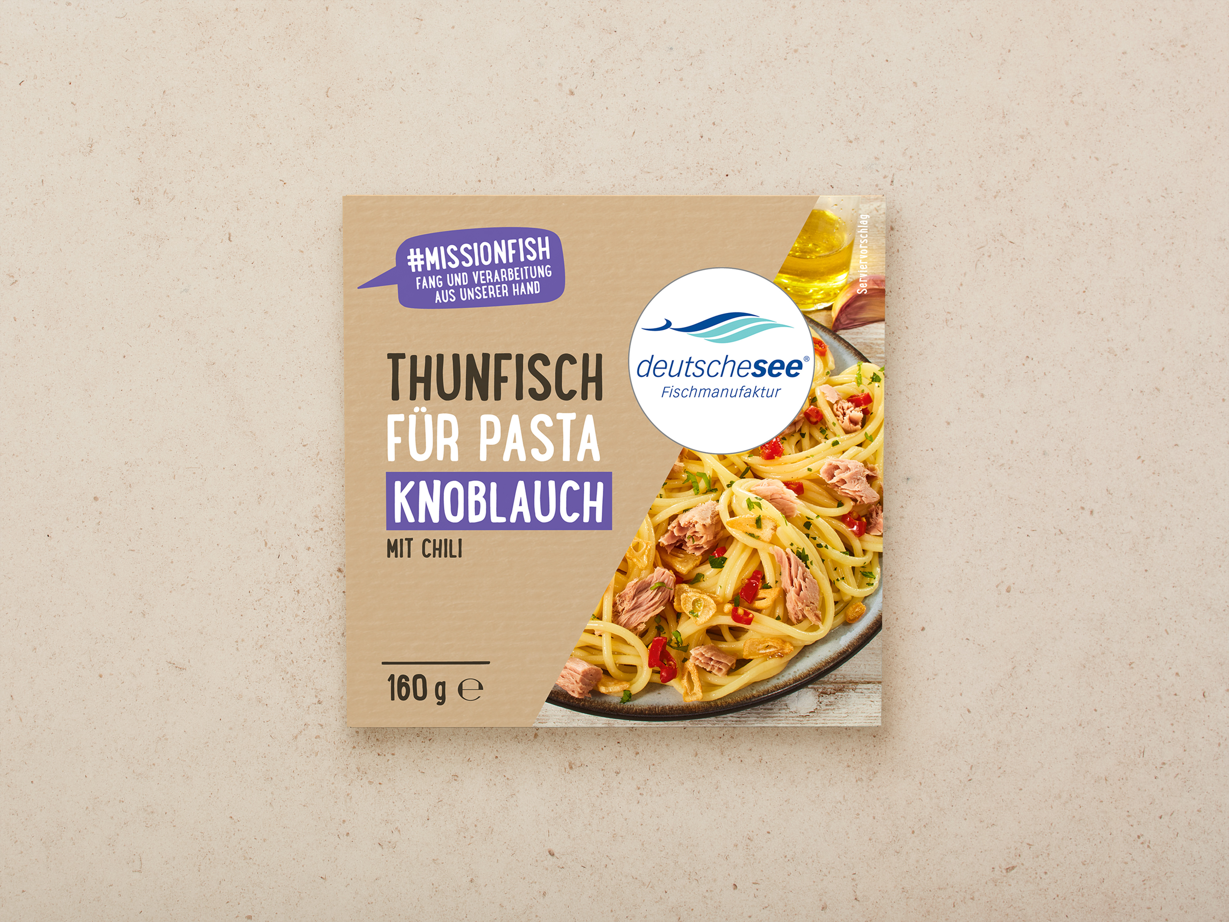 Deutsche See »Thunfisch für Pasta Knoblauch«