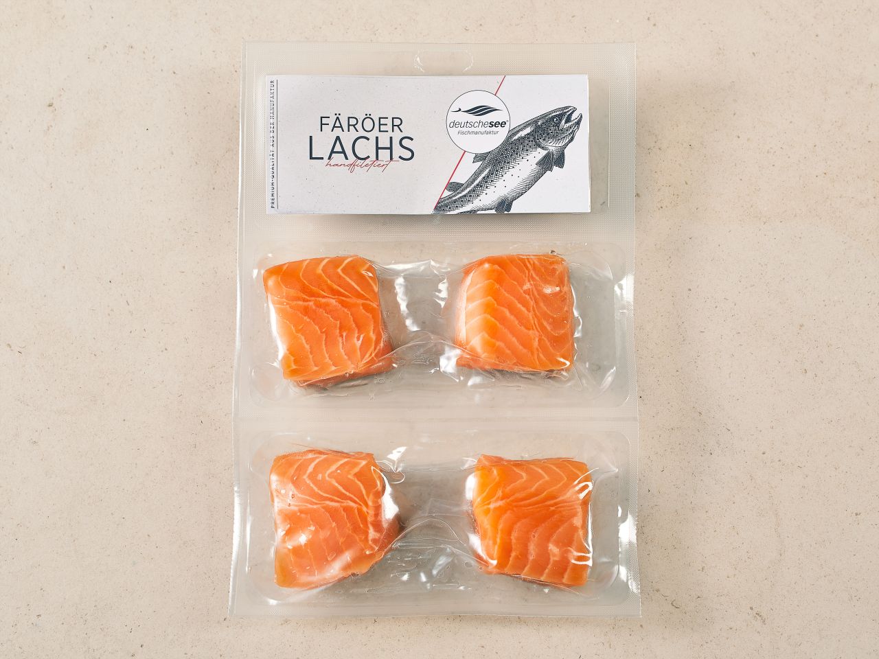 Färöer Lachs · Handfiletierte Portionen · TK Färöer Lachs · Handfiletierte Portionen · TK