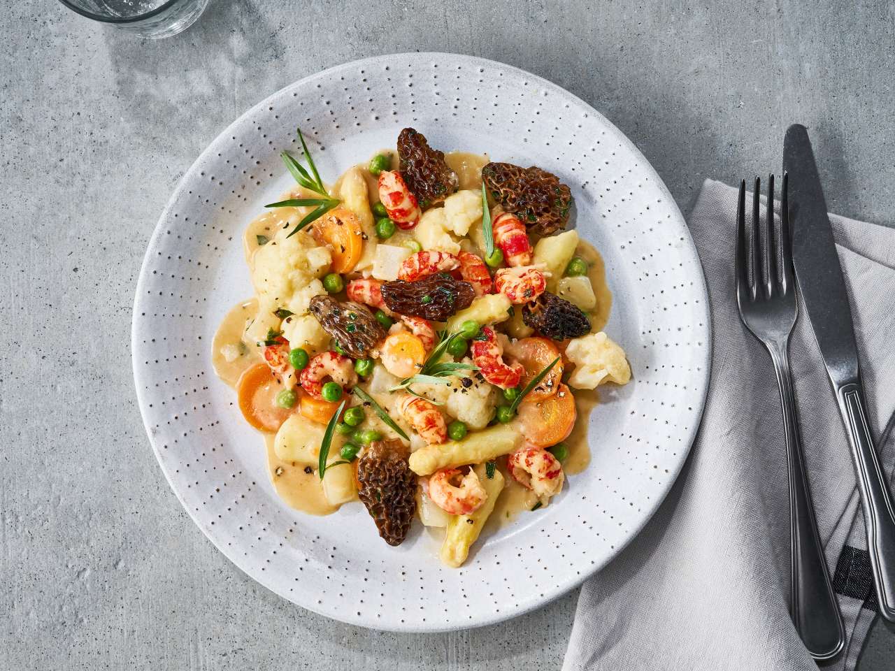 Louisiana-Flusskrebsschwänze · gekocht