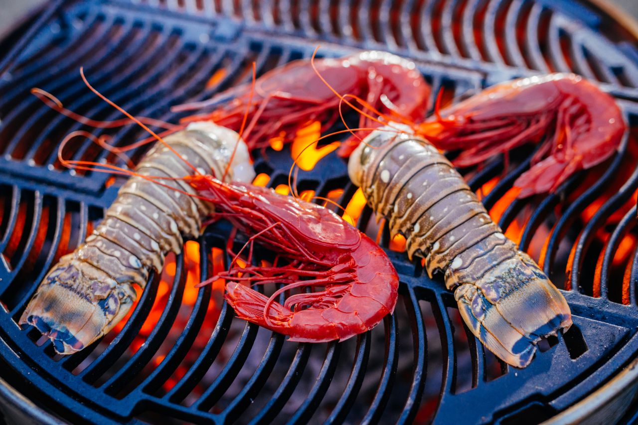 Krustentiere vom Grill Krustentiere vom Grill
