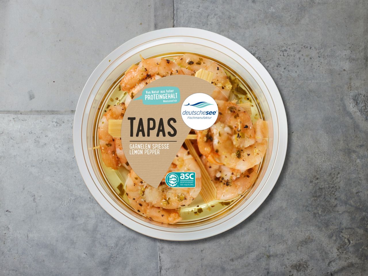 Tapas »Garnelen Spieße Lemon pepper«-cover
