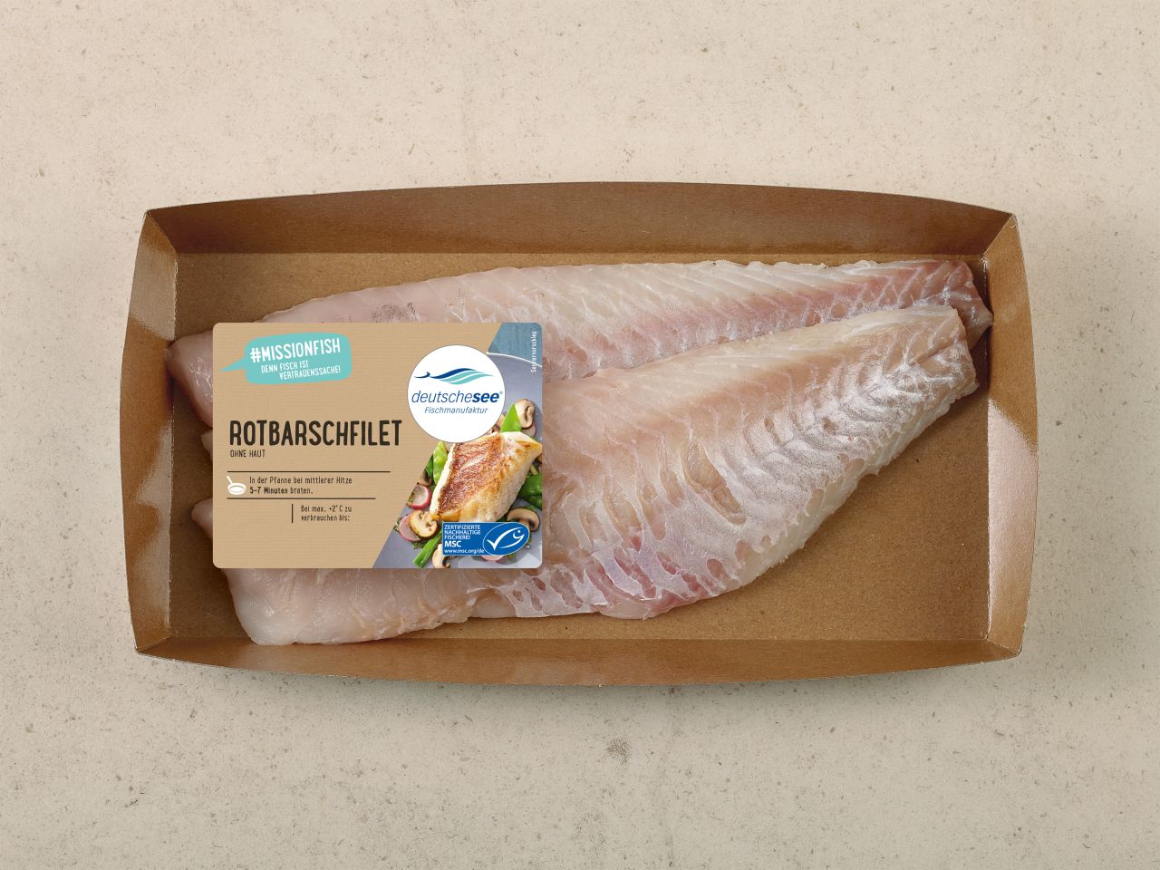 Rotbarsch-Filets