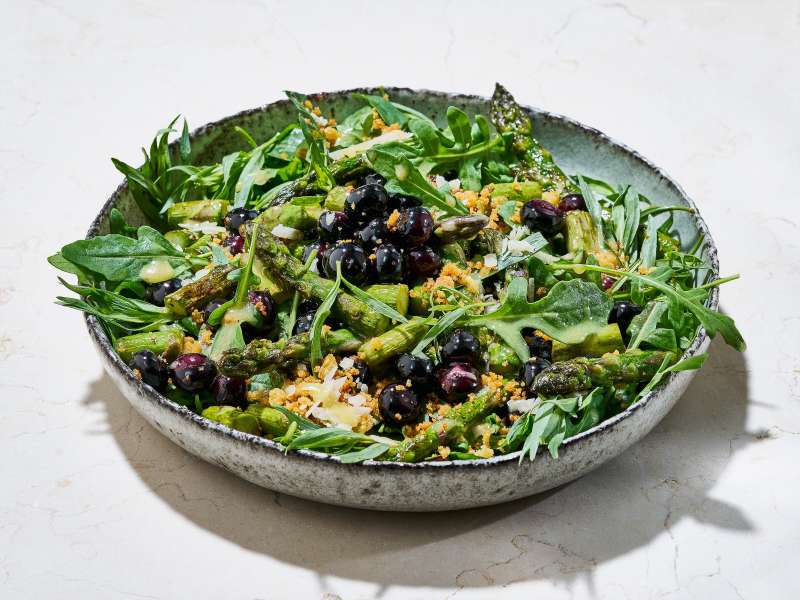 Gebratener Spargelsalat