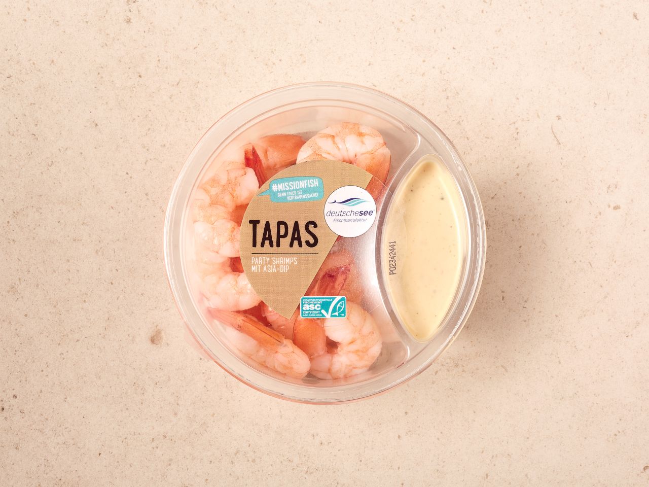 Tapas »Party Shrimps mit Asia-Dip«