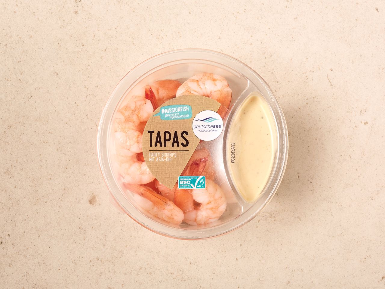 Tapas »Party Shrimps mit Asia-Dip«