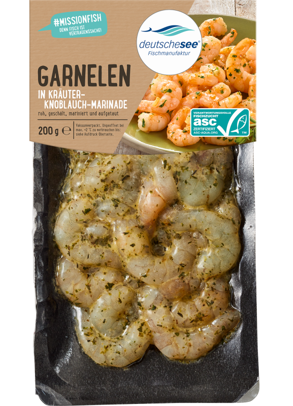 Garnelen in Kräuter-Knoblauch Ölmarinade | Frisch & Aromatisch Garnelen in Kräuter-Knoblauch Ölmarinade | Frisch & Aromatisch