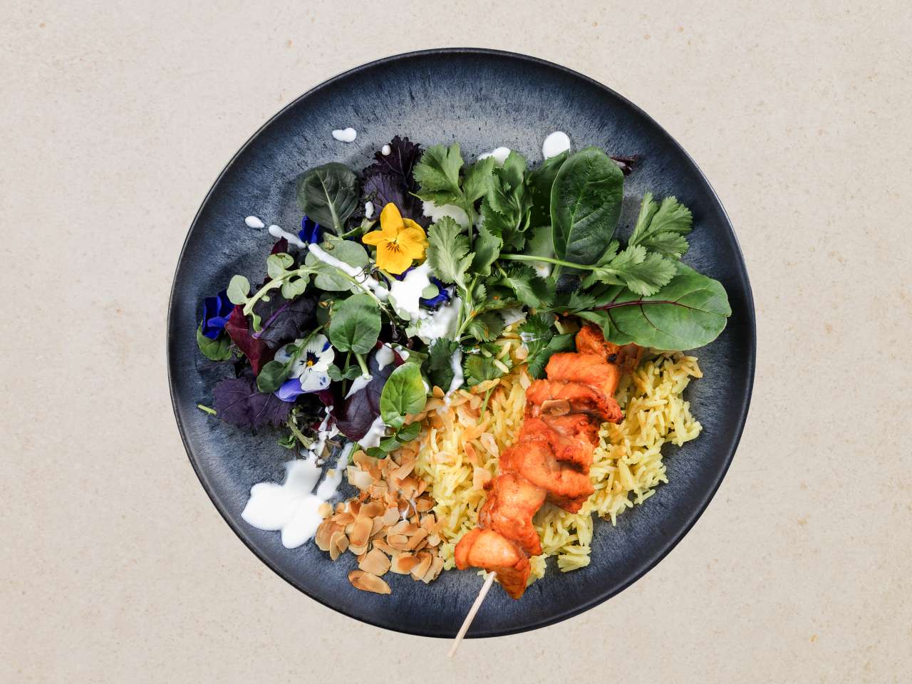 Rotbarschspieß „orientalisch“ aus der Heißluftfritteuse (Air Fryer)