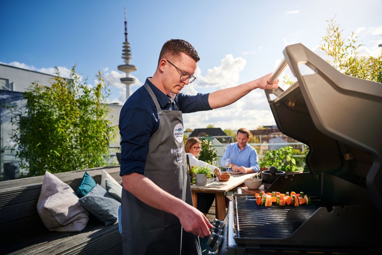 Fisch grillen auf dem Balkon Fisch grillen auf dem Balkon
