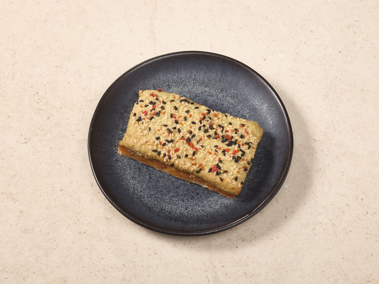 Räucherschnitte »Wasabi-Meerrettich-Sesam«