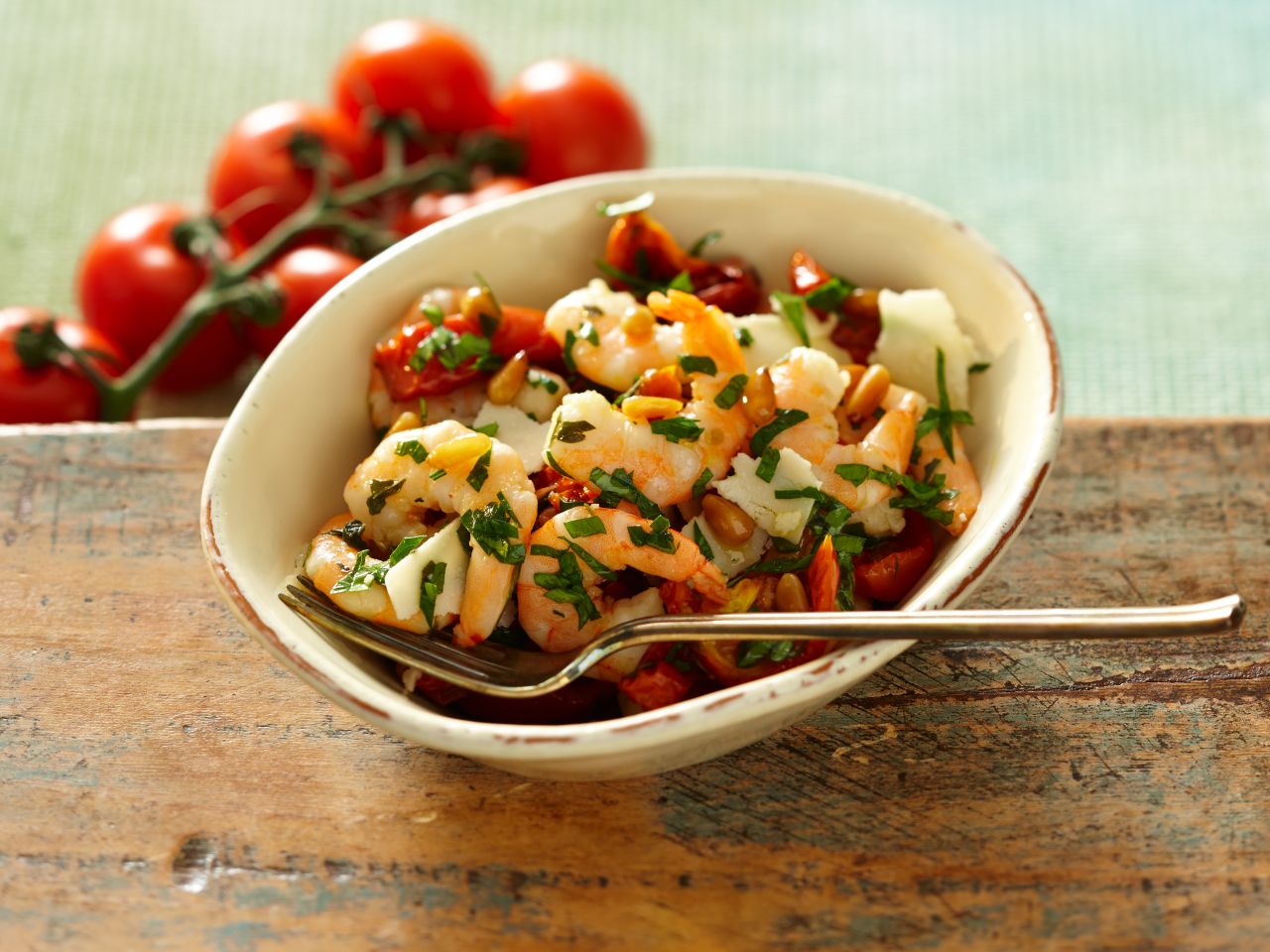 Garnelensalat „Pesto Genovese“