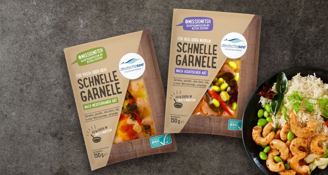 Schnelle Garnele