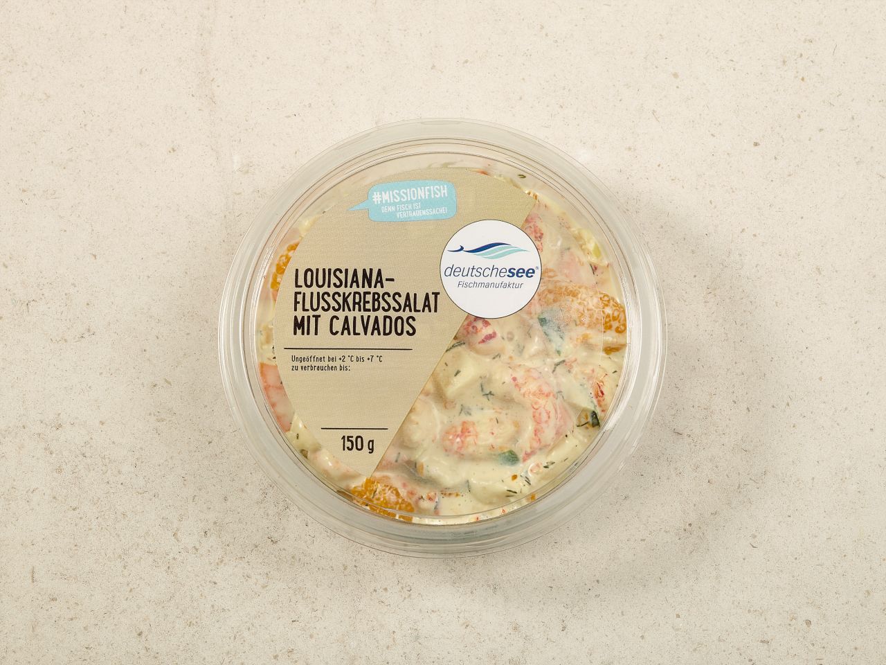 Louisiana-Flusskrebssalat mit Calvados  · 150g Louisiana-Flusskrebssalat mit Calvados  · 150g