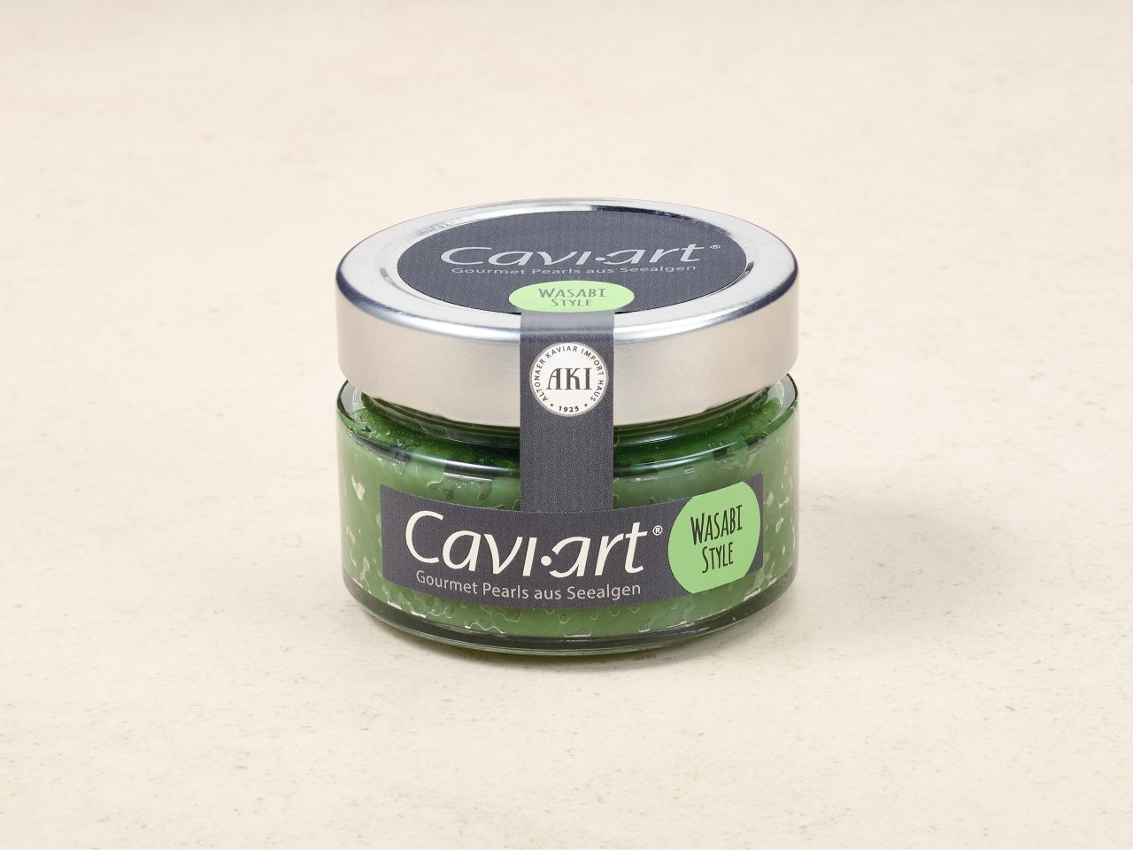Cavi-Art Algen-Kaviar »Wasabi Style« · AKI · vegan · 100g