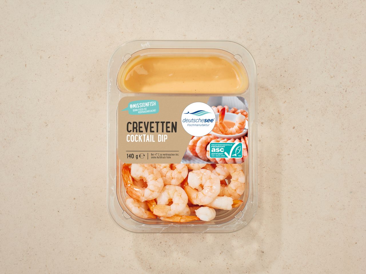 Crevetten mit Cocktail Dip