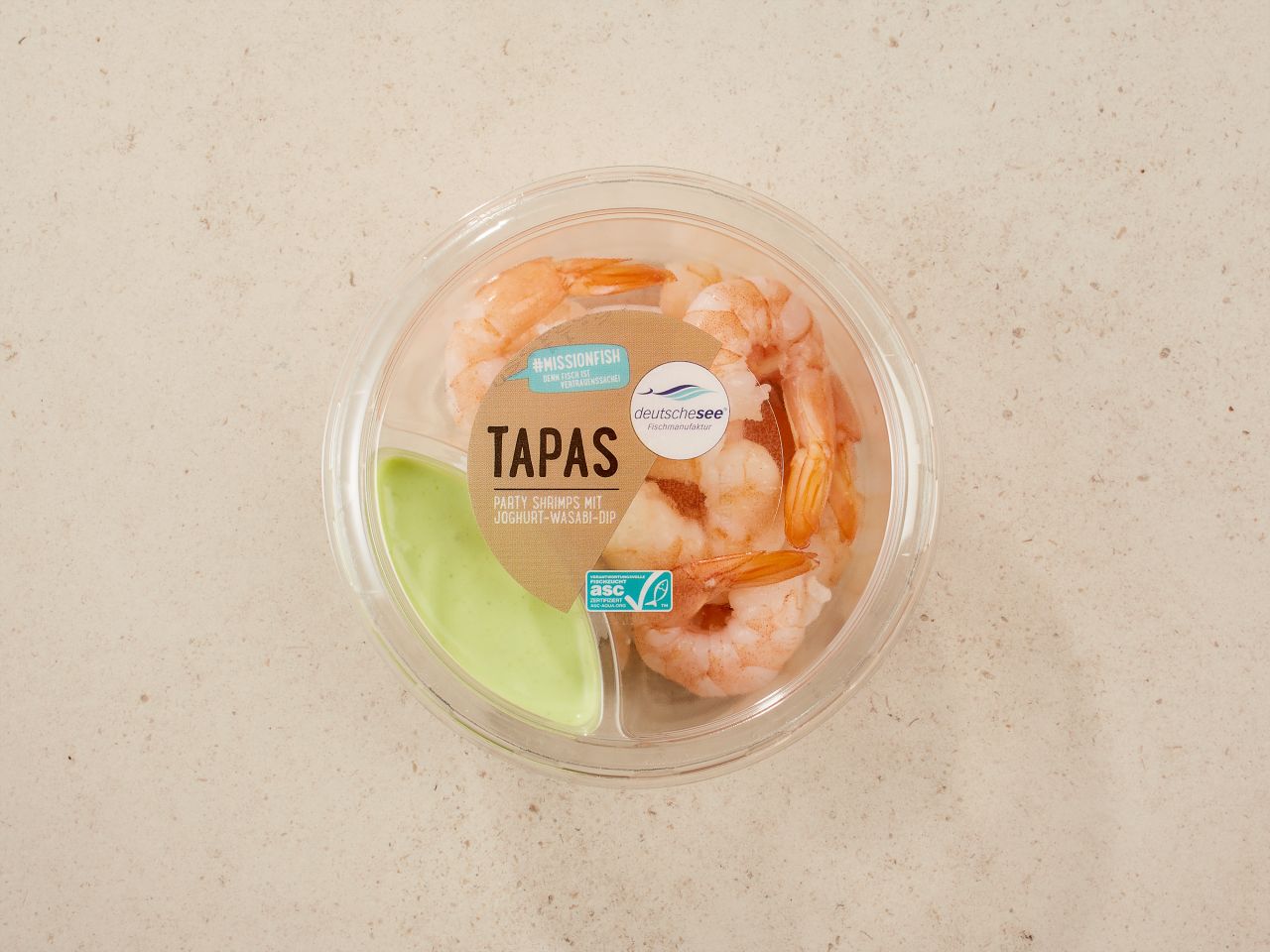 Tapas Party Shrimps mit WasabiDip Deutsche See Shop