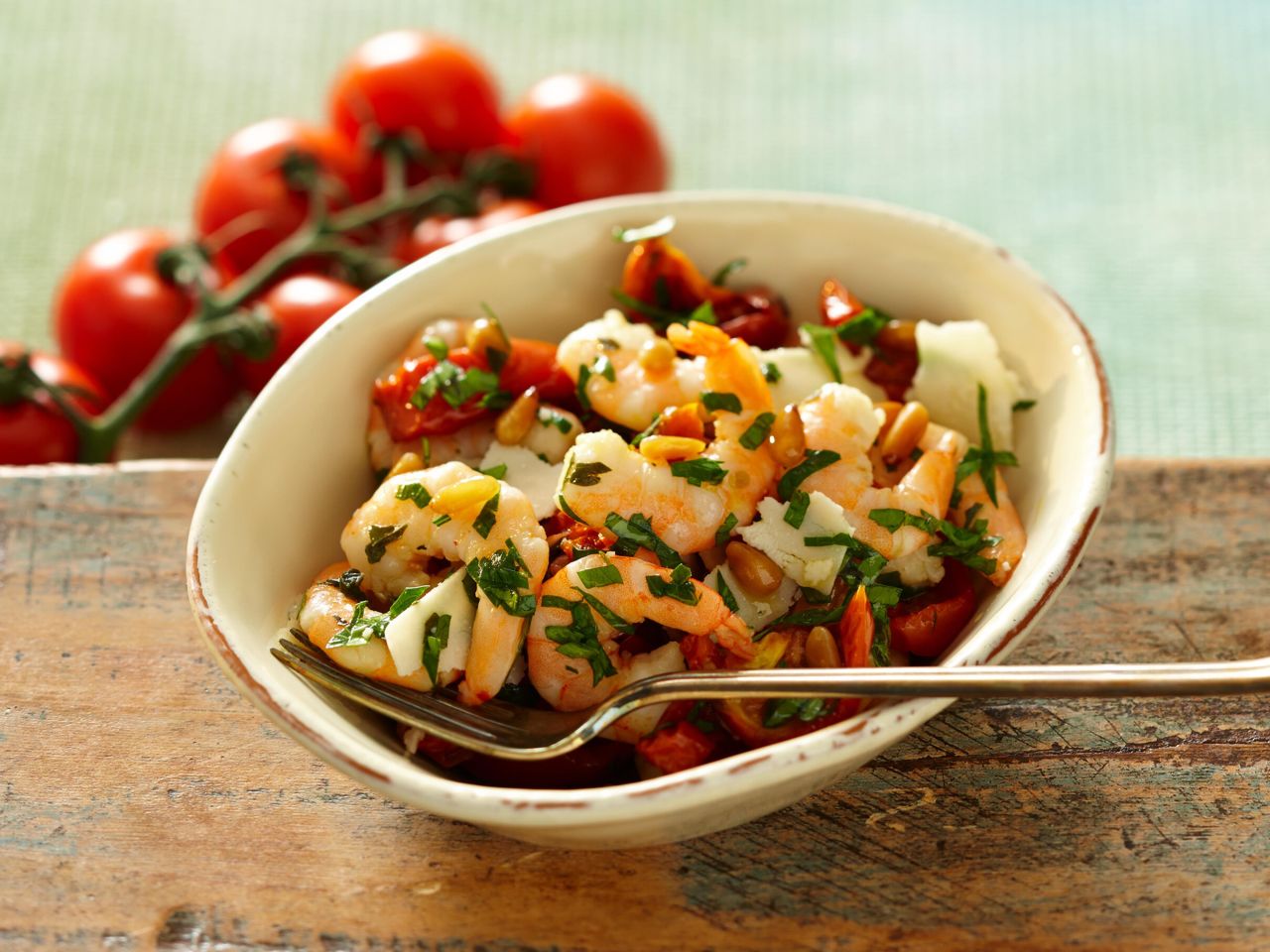 Garnelensalat »Pesto Genovese« · 350g