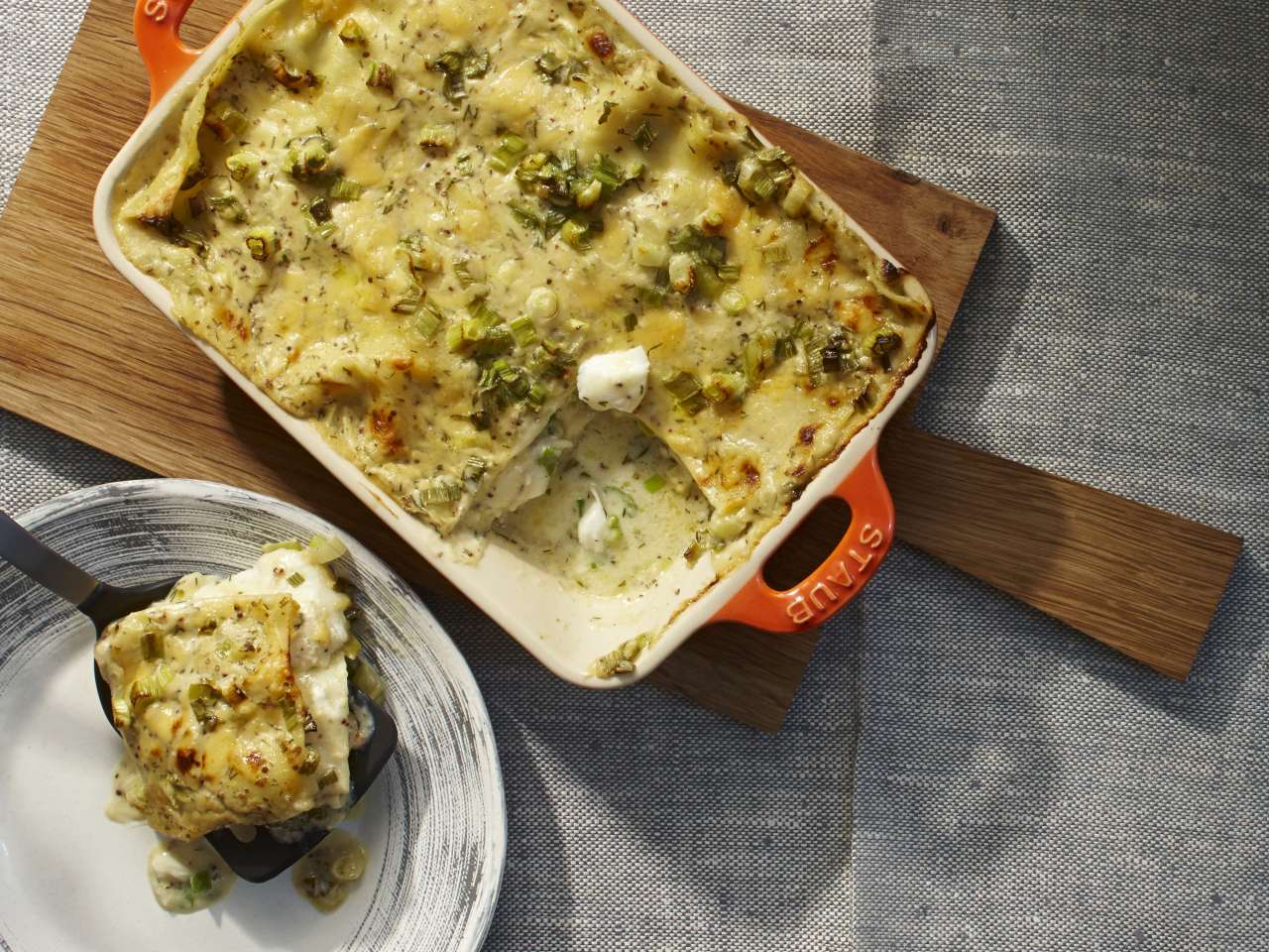 Lasagne mit Schellfisch Lasagne mit Schellfisch