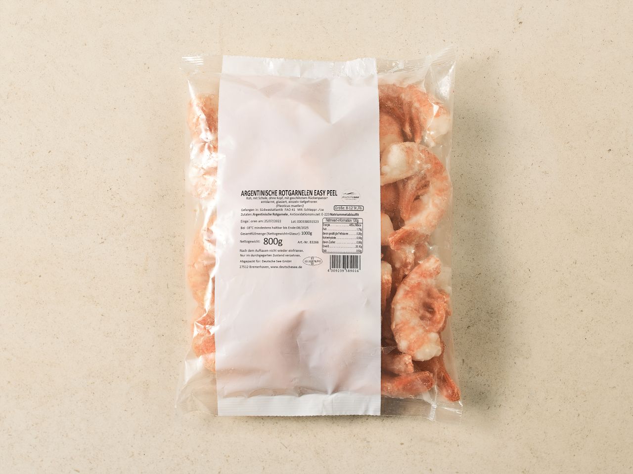 Argentinische Rotgarnelen · groß · easy peel