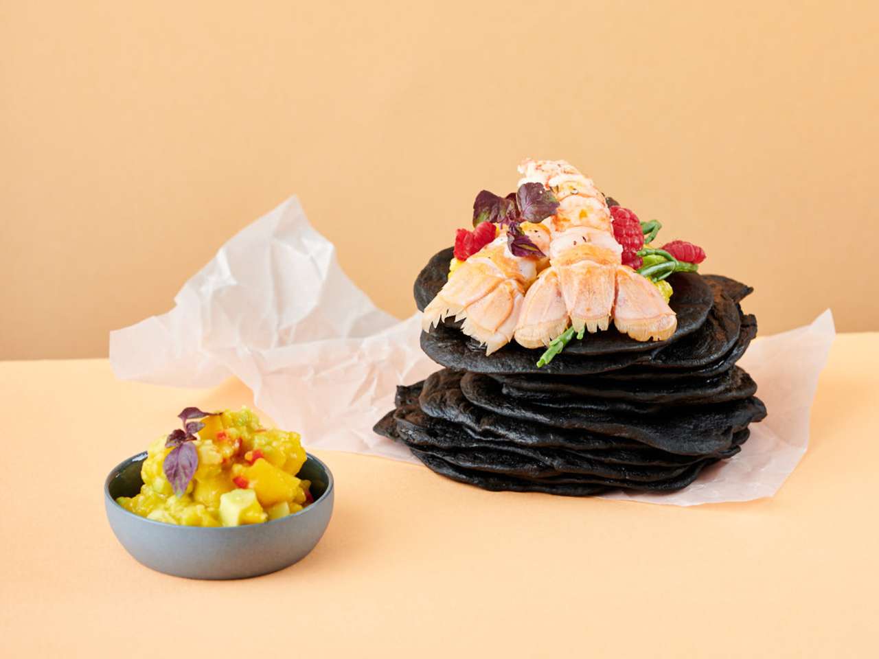 Kaisergranat auf Black-Taco