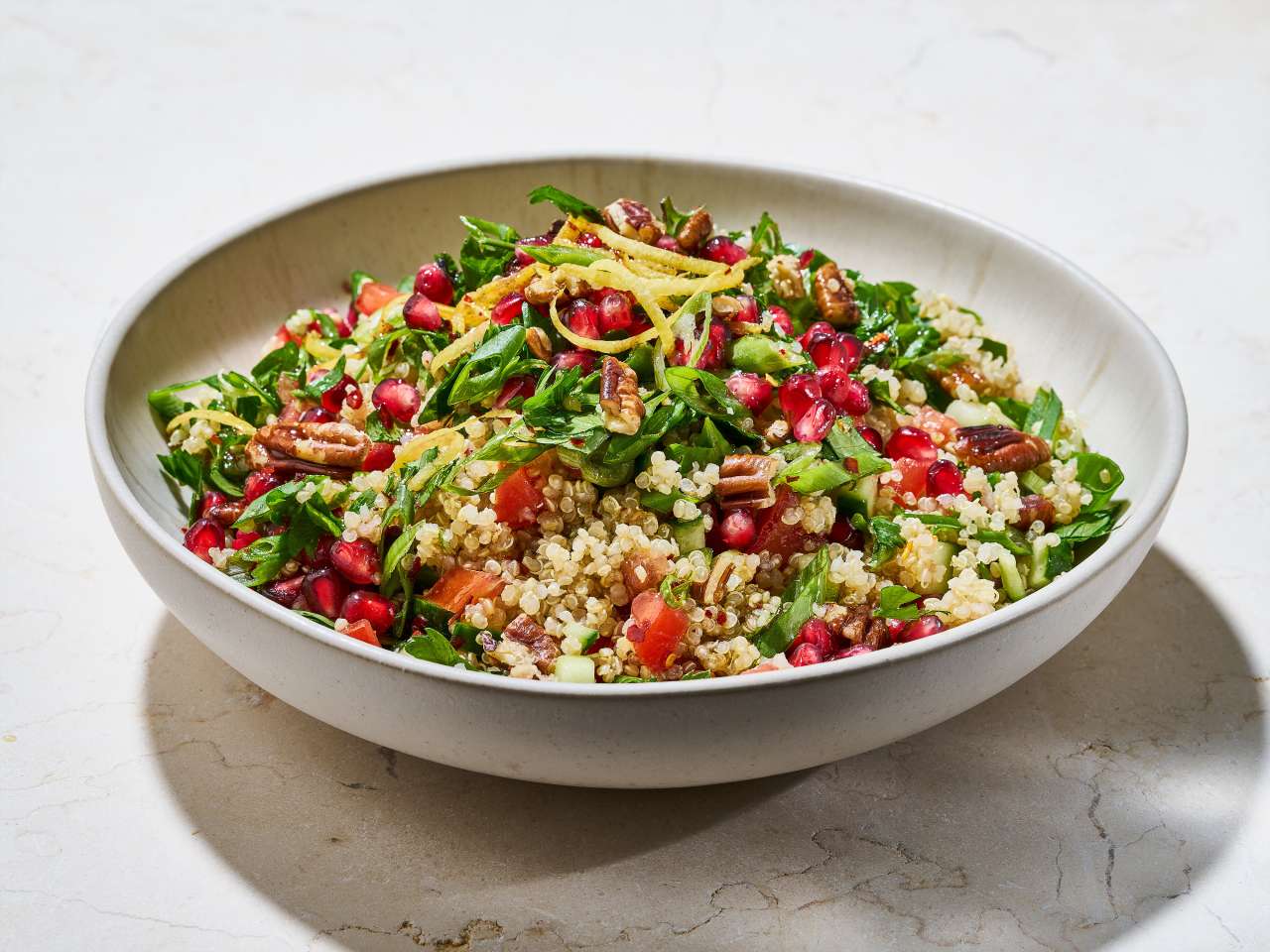 Zitronen-Quinoa-Taboulé