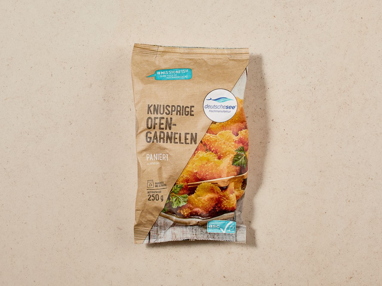 Knusprige Ofengarnelen