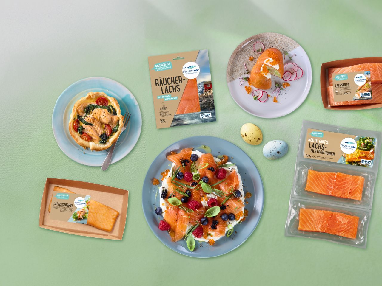 Ostern gehört
Lachs dazu