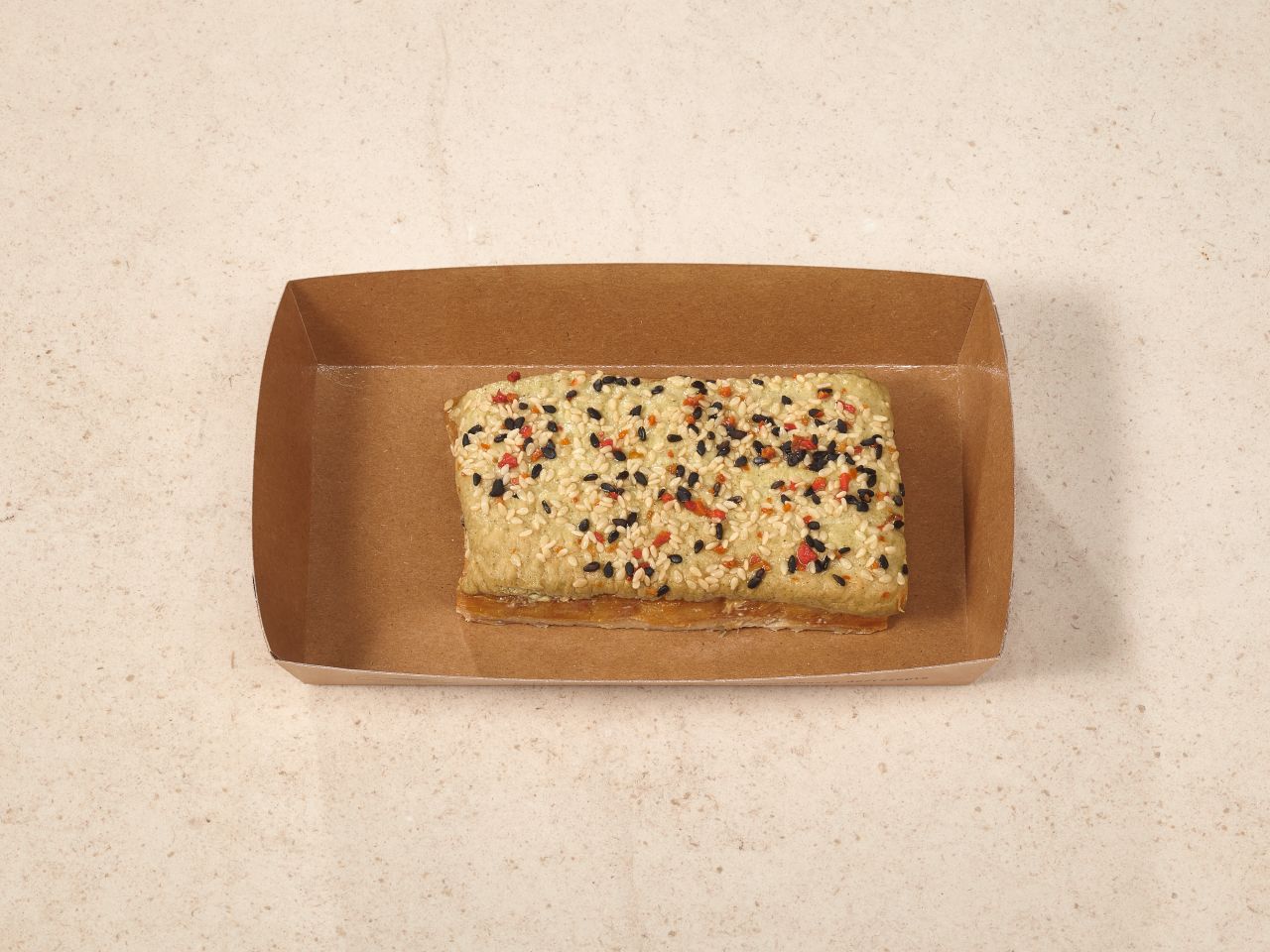 Räucherschnitte »Wasabi-Meerrettich-Sesam«