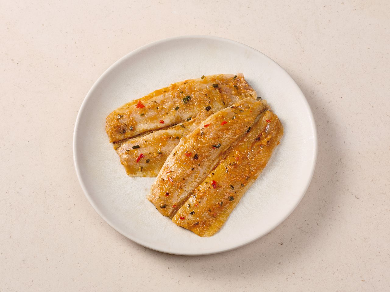 Heringsfilet »Chili-Knoblauch«