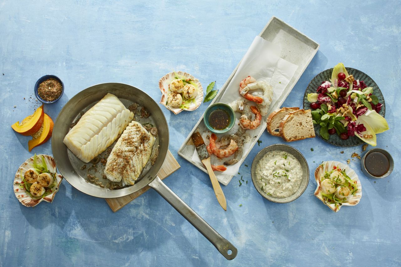 Snacks mit Fisch
