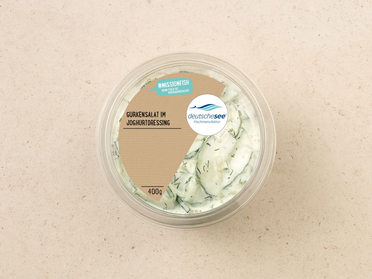 Gurkensalat in Joghurtdressing · 400g Gurkensalat in Joghurtdressing · 400g