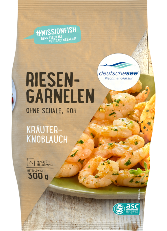 Riesengarnelen Kräuter-Knoblauch