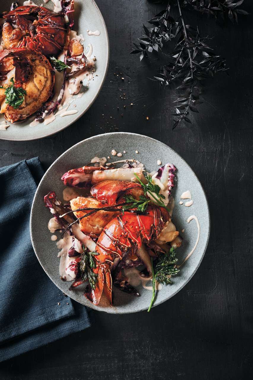Rezept: Languste auf Trevisano Rezept: Languste auf Trevisano