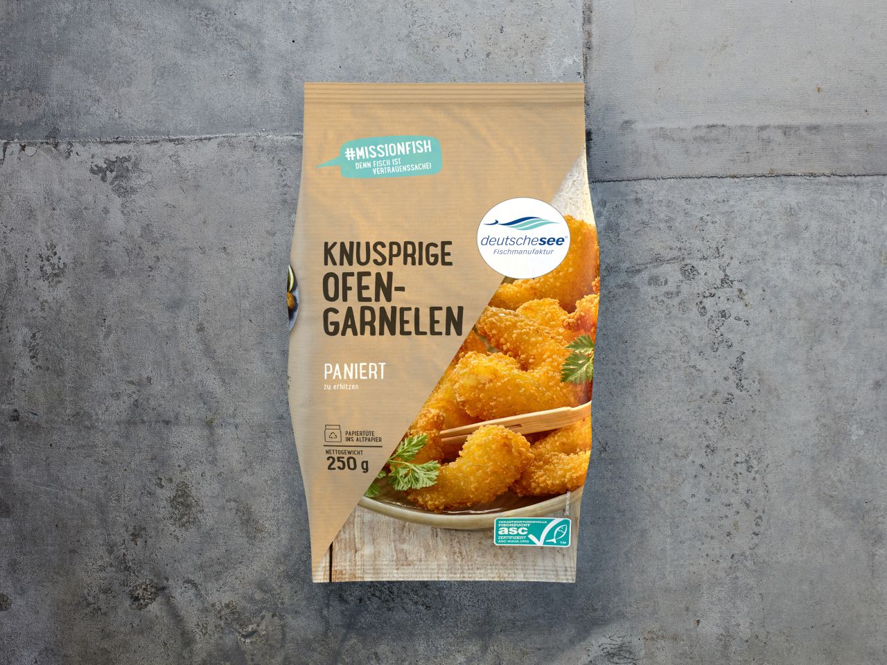 Knusprige Ofengarnelen