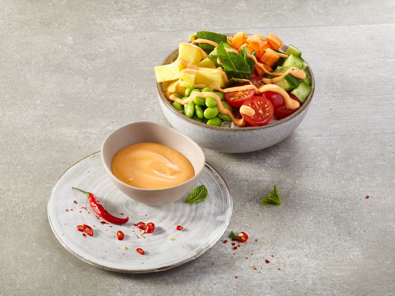 Rote Chili Creme