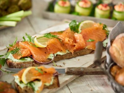 Stulle mit Lachs