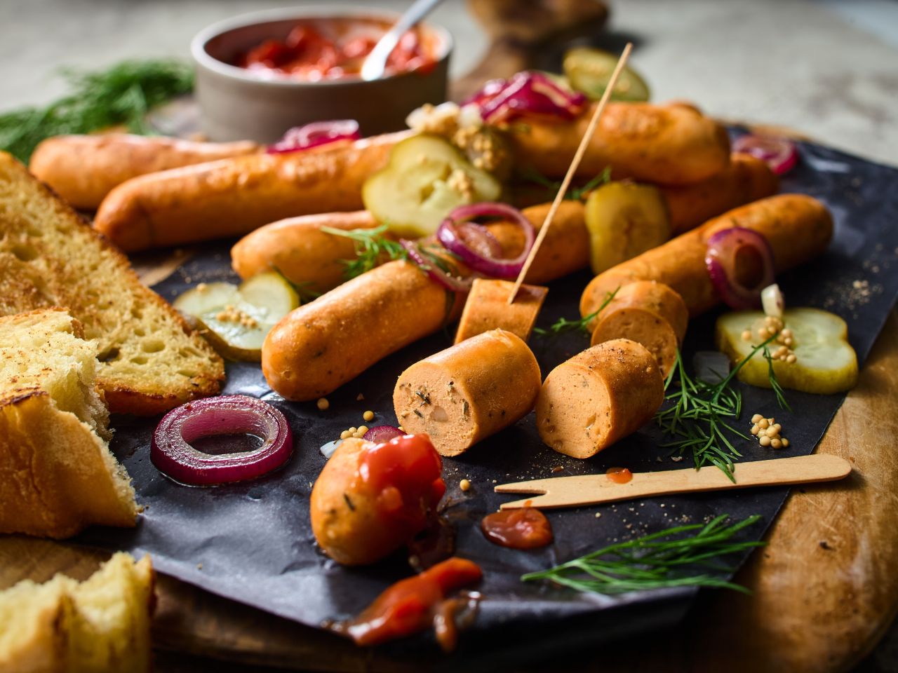 Lachsbratwurst »Parmesan« · High Protein